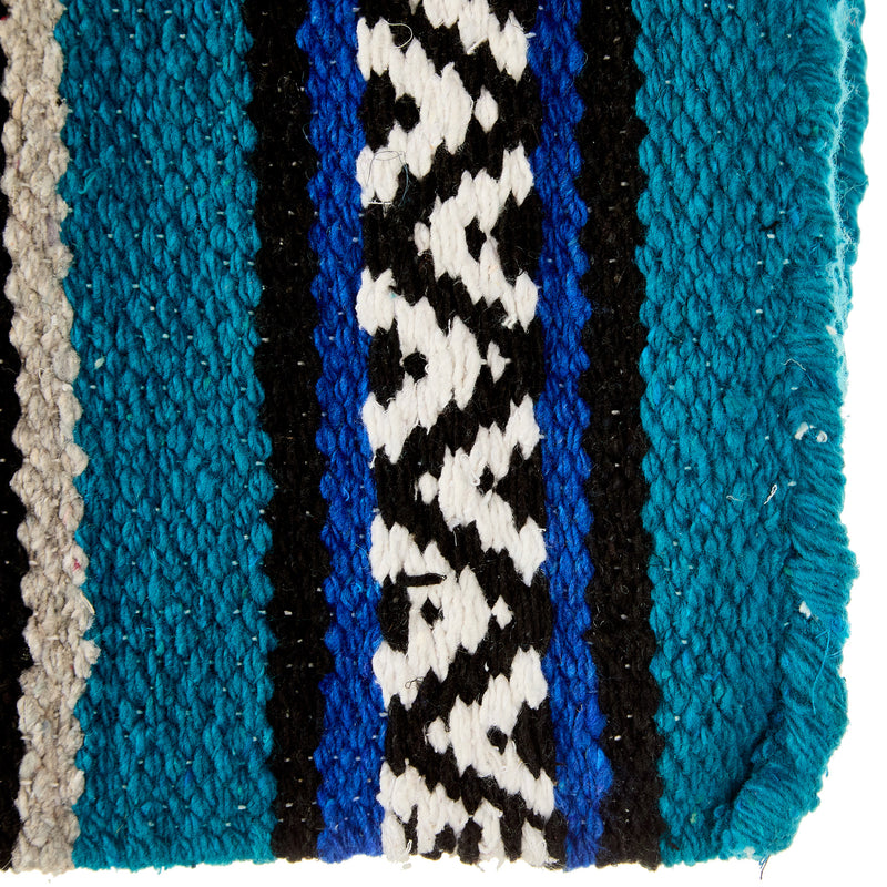 Mayatex Turquoise Hogan Acrylic Blend 30x60 Saddle Blanket