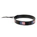 Black Leather American Flag Hat Band