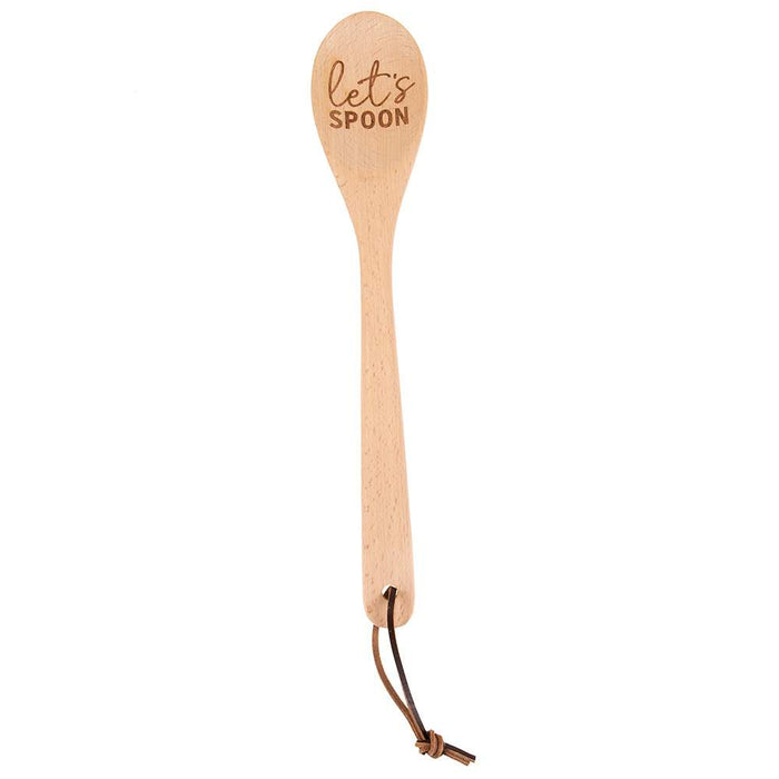 Let's Spoon Wooden Cooking Spoon