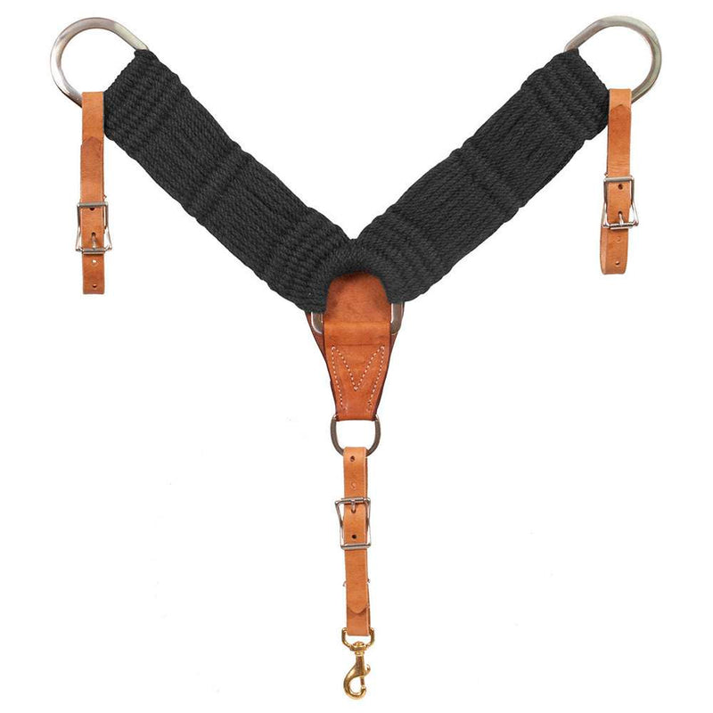 100% Black Mohair Breast Collar