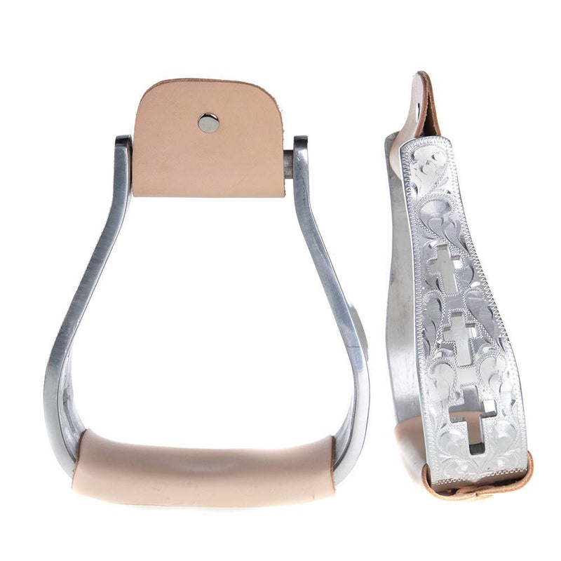 2in Cross Cut-Out Aluminum Stirrups
