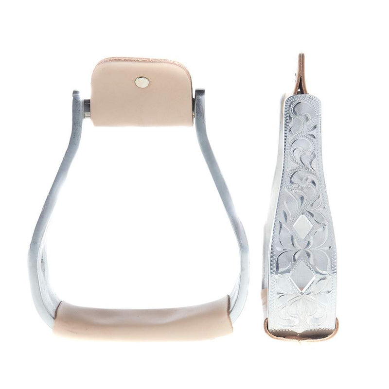 2in Cut-Out Diamond Aluminum Stirrups