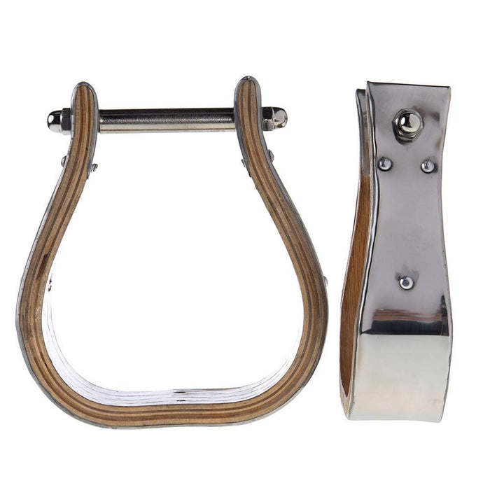 2in Metal Bound Wood Bell Stirrups