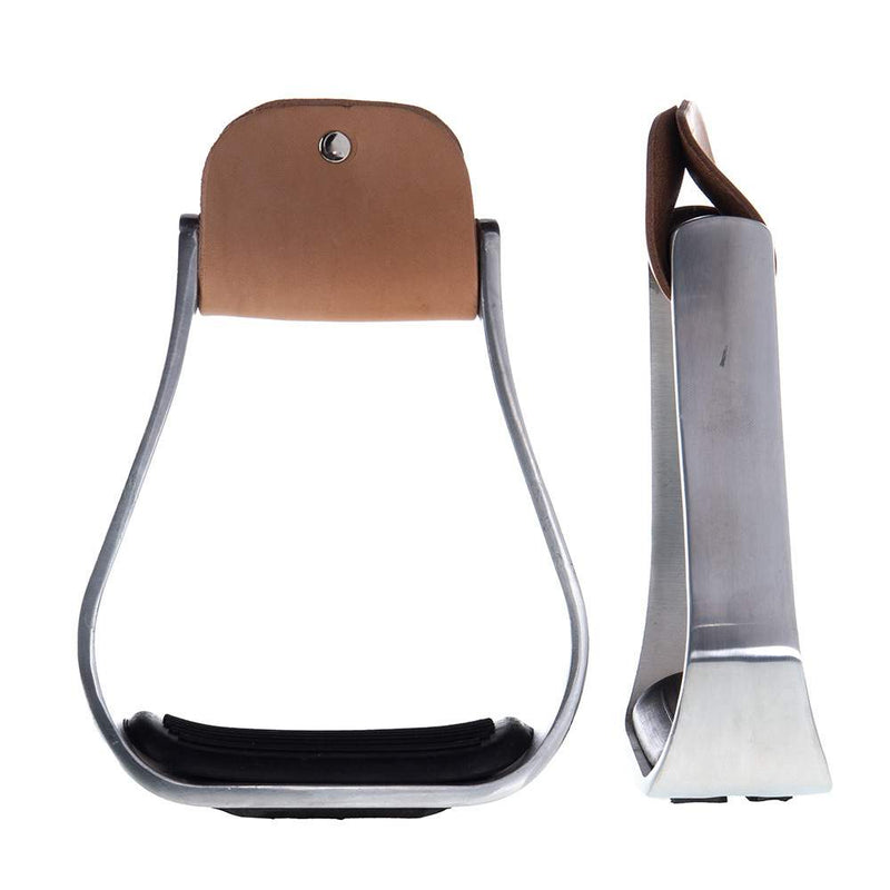 2in Aluminum Stirrups w/Rubber Tread
