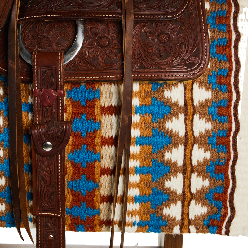 Mayatex Double Arrow 40X34 New Zealand Wool Saddle Blanket