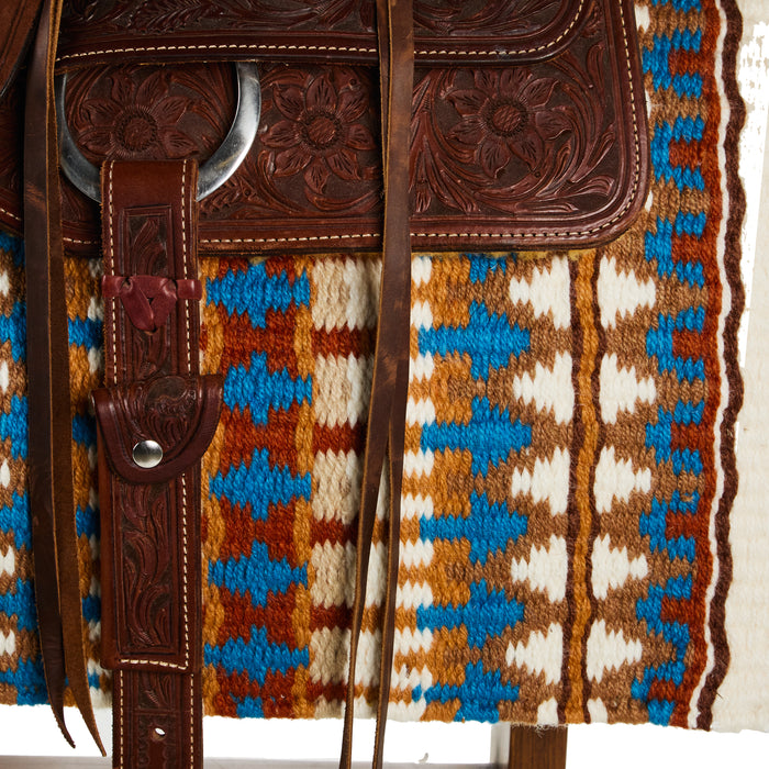 Mayatex Double Arrow 40X34 New Zealand Wool Saddle Blanket