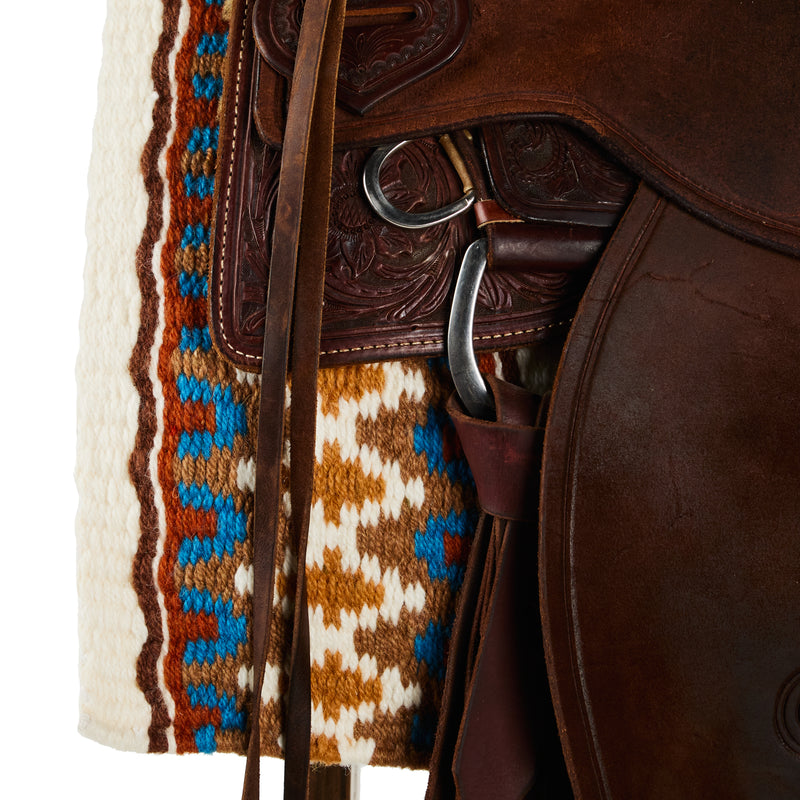 Mayatex Double Arrow 40X34 New Zealand Wool Saddle Blanket