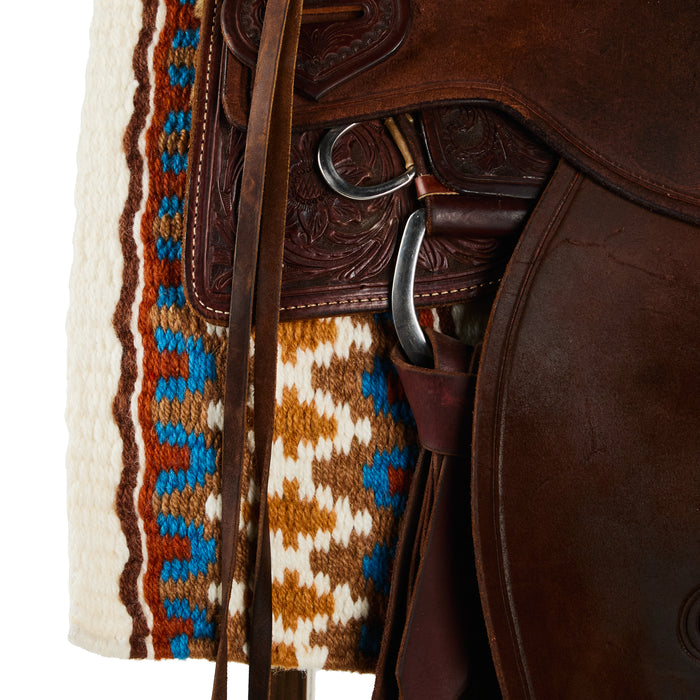 Mayatex Double Arrow 40X34 New Zealand Wool Saddle Blanket
