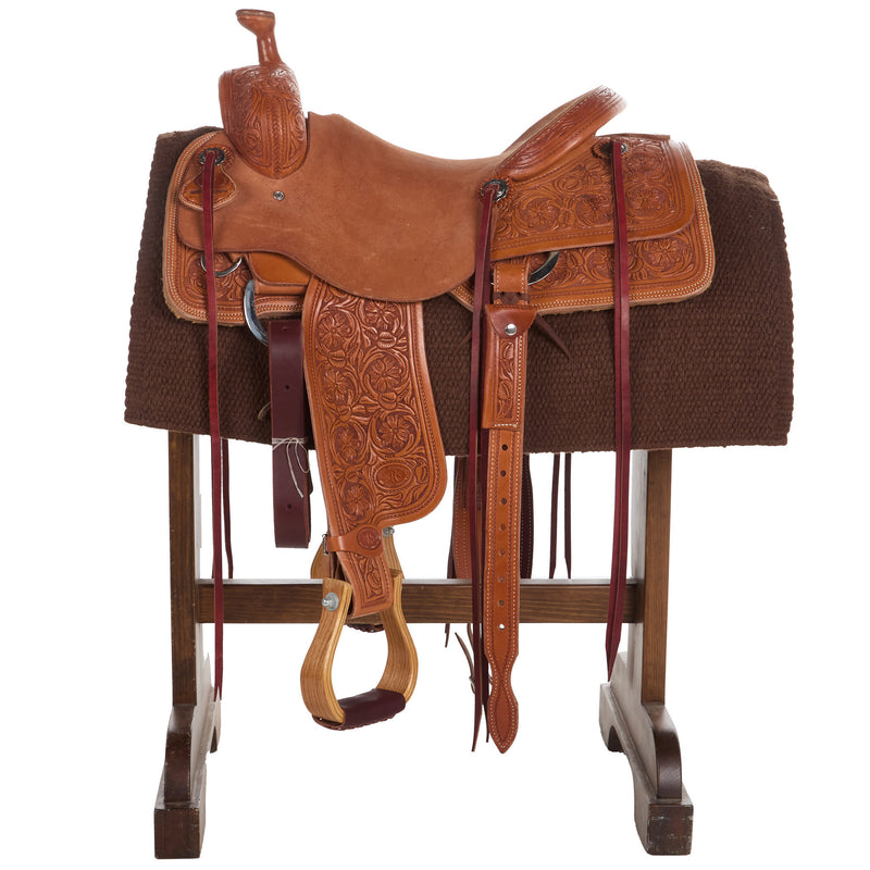 Mayatex 1314-24 San Juan Solid Chocolate Brown 36x34 New Zealand Wool Saddle Blanket
