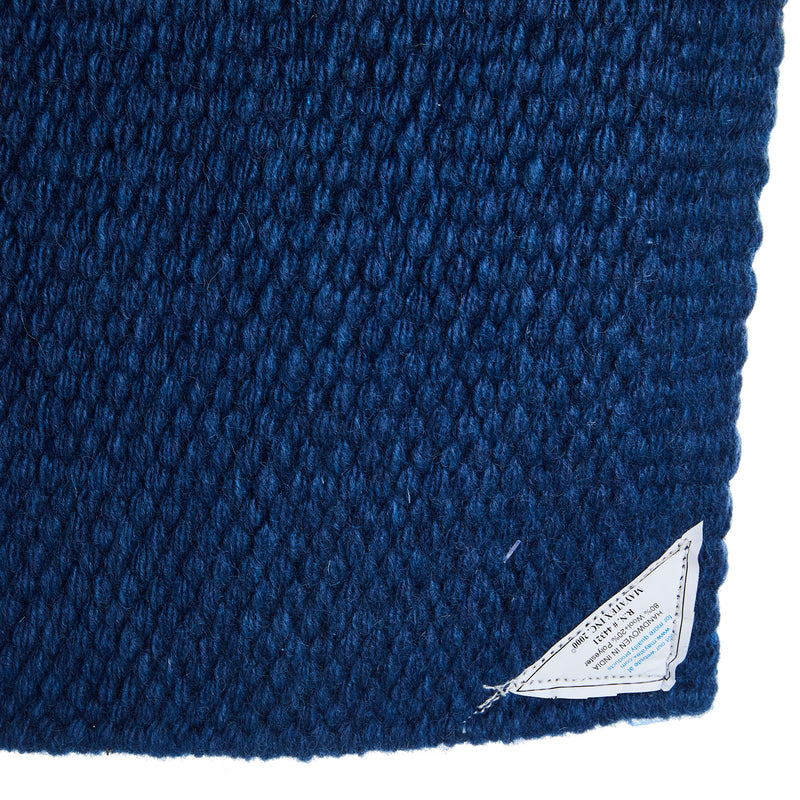 Mayatex 1314C-95 San Juan Solid Slate Blue 38x34 New Zealand Wool Saddle Blanket