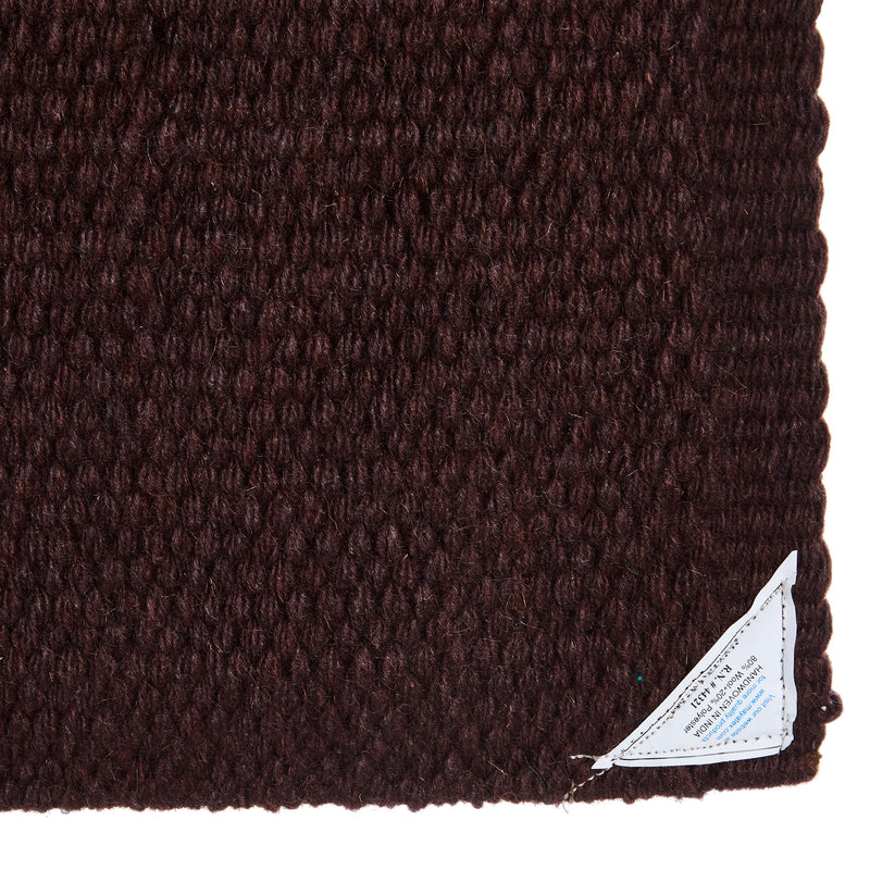 Mayatex 1314-96 San Juan Solid Expresso 36x34 New Zealand Wool Saddle Blanket