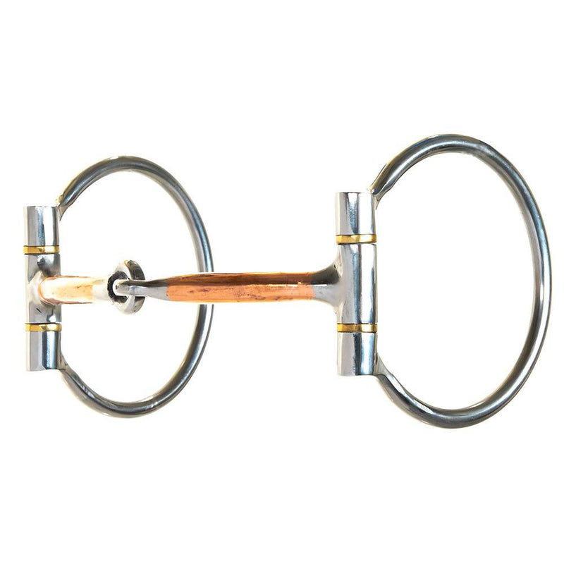 Copper Mouth D-Ring Snaffle Bit