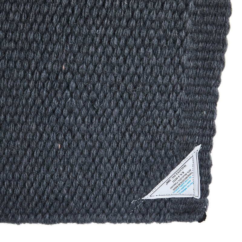 Mayatex 1314C-93 San Juan Solid Charcoal 38x34 New Zealand Wool Saddle Blanket