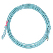 Turquoise 4-Strand Poly 28ft Calf Rope