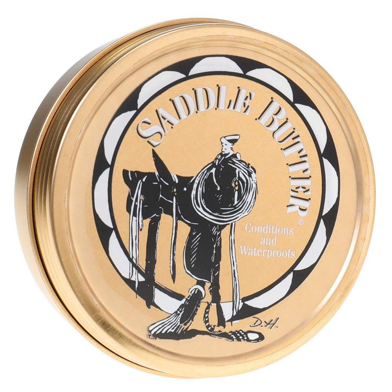 3 oz Saddle Butter Tin