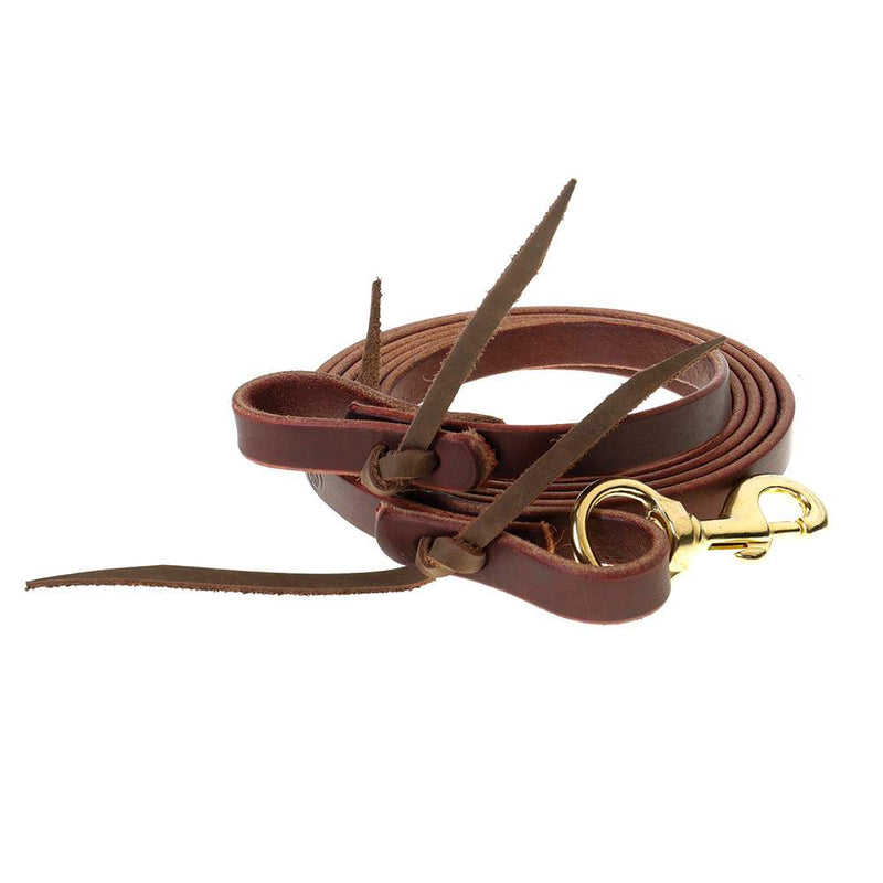 Latigo Flat Roping Rein- 5/8in x 8ft