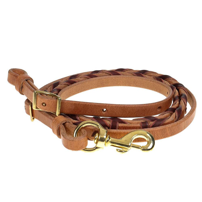 Latigo Laced Harness Leather Barrel Rein