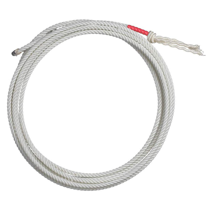 Natural 3-Strand Core Poly 28ft Calf Rope