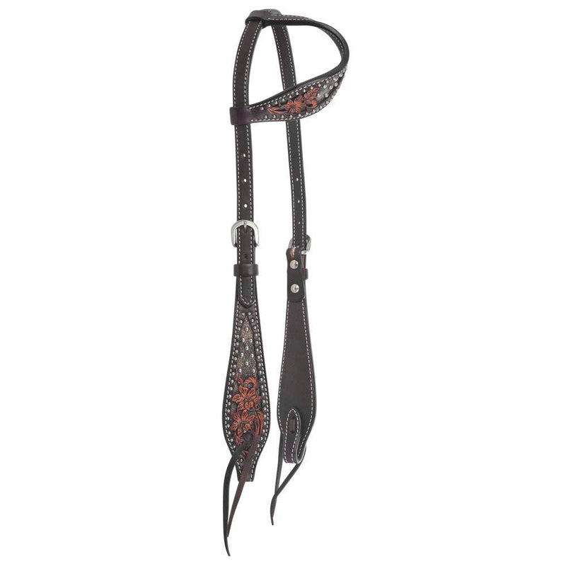 Dark Flash Arizona Flower Single Ear Headstall