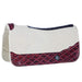 3/4 Inch Apex Performance Contour Felt Saddle Pad with Ruby Diamond Wear Leathers