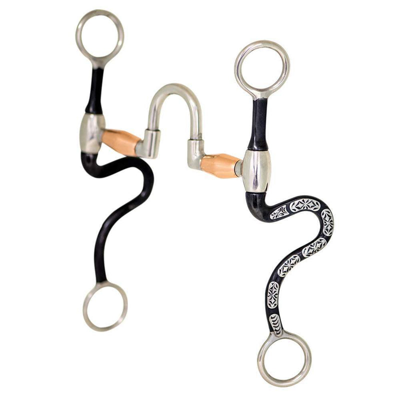 Cowboy Tack Diamond Back Port Correction Bit w/Copper Barrels