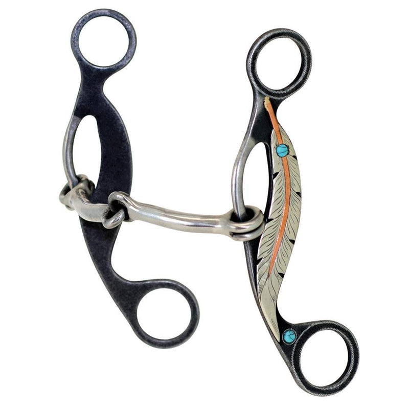 Feather Smooth Snaffle Gag Bit