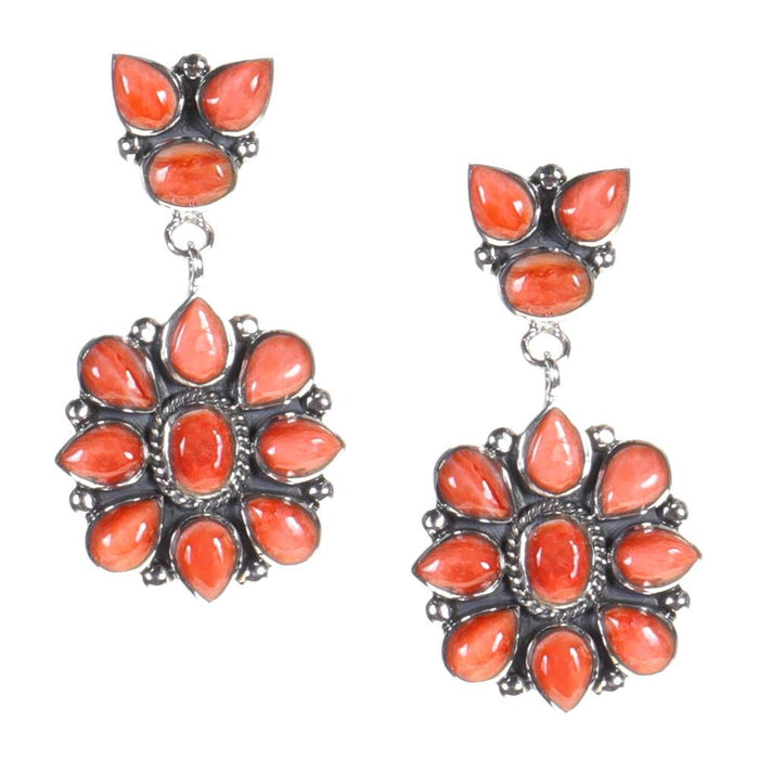 Spiny Oyster Cluster Earrings