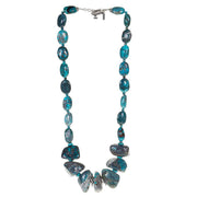 Long Turquoise Nugget Necklace