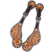 Tooled Sunflower Ladies Spur Straps