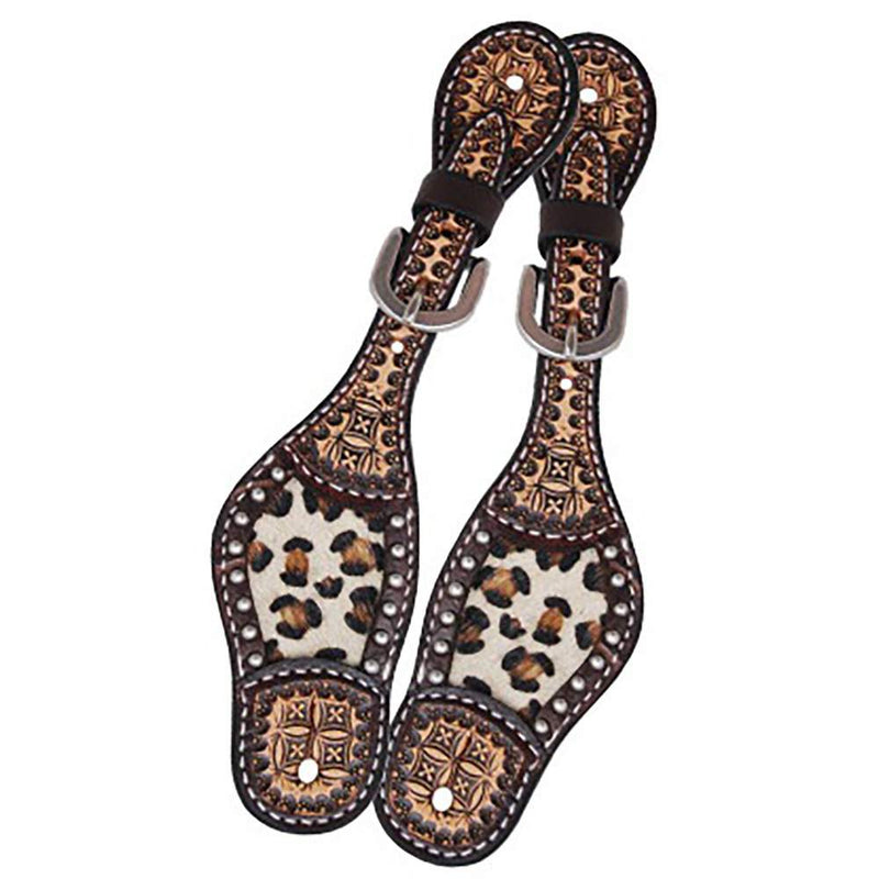 Leopard Kids Spur Straps