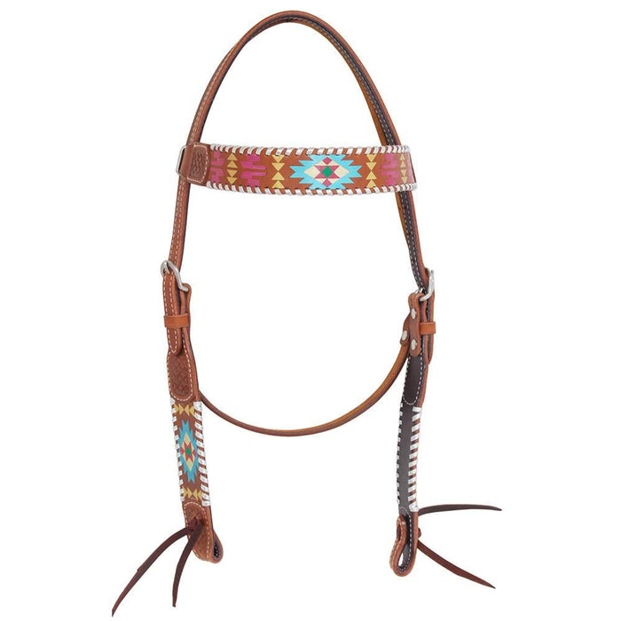 Painted Aztec Browband Headstall