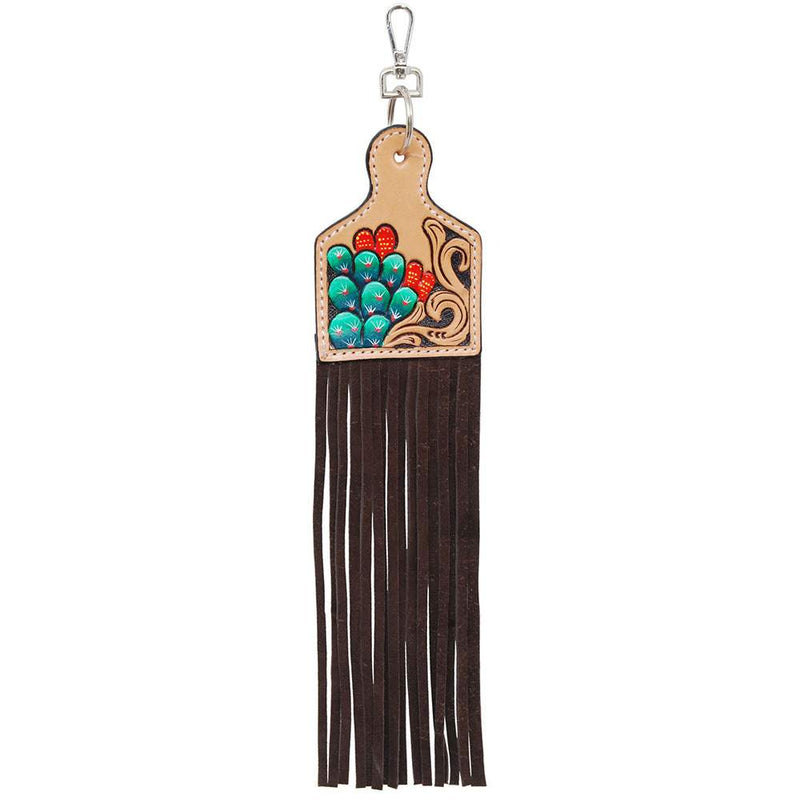 Painted Cactus Saddle Charm