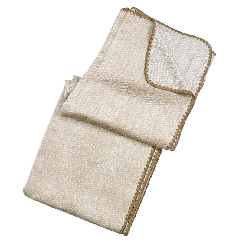 Hacienda Of Hope Alpaca Wool Latte Throw Blanket