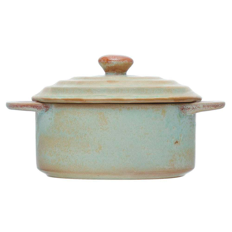 Stoneware Mini Matte Celadon Color Baker