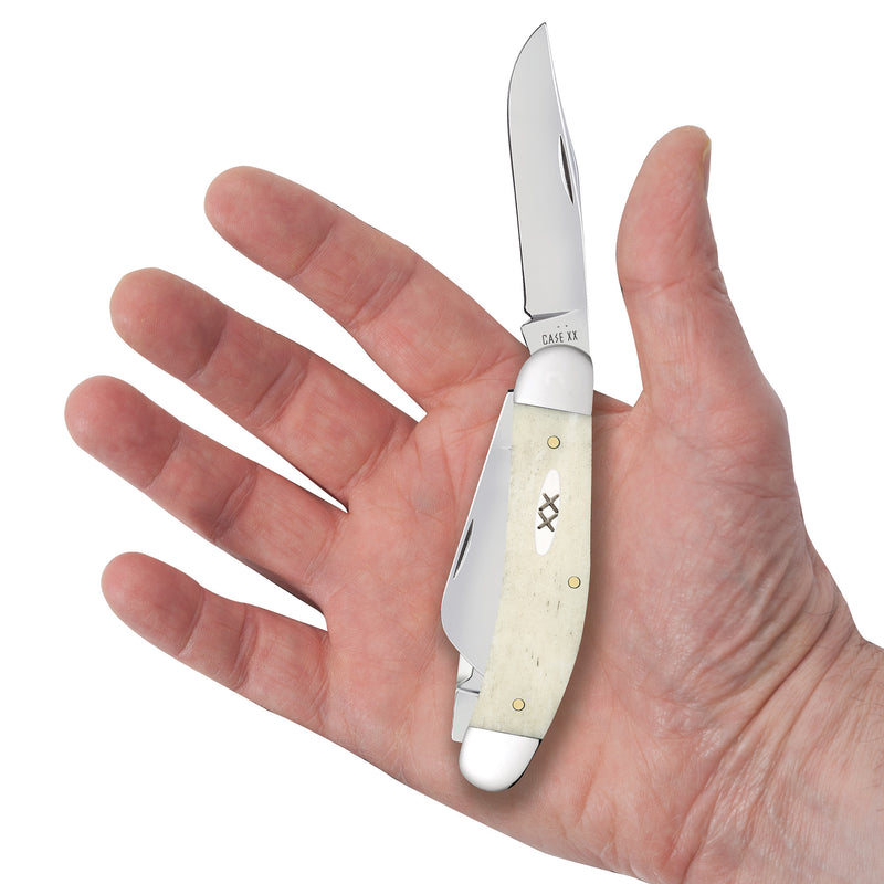 Case Knives Natural Bone Smooth Sowbelly Knife