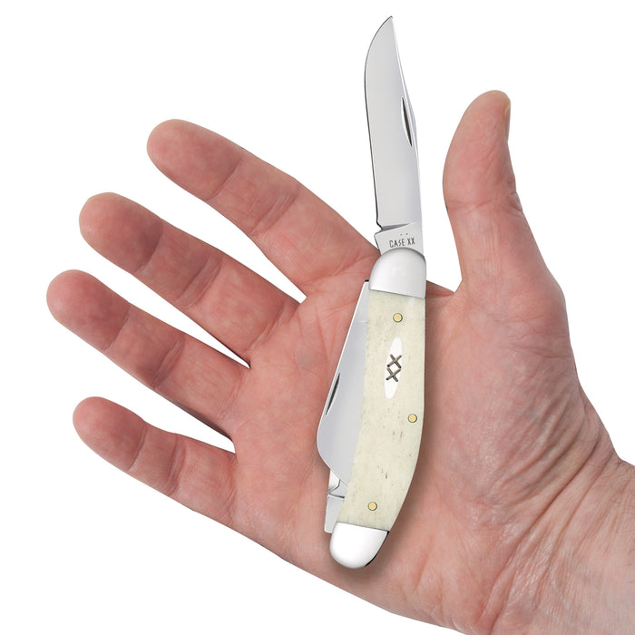 Case Knives Natural Bone Smooth Sowbelly Knife