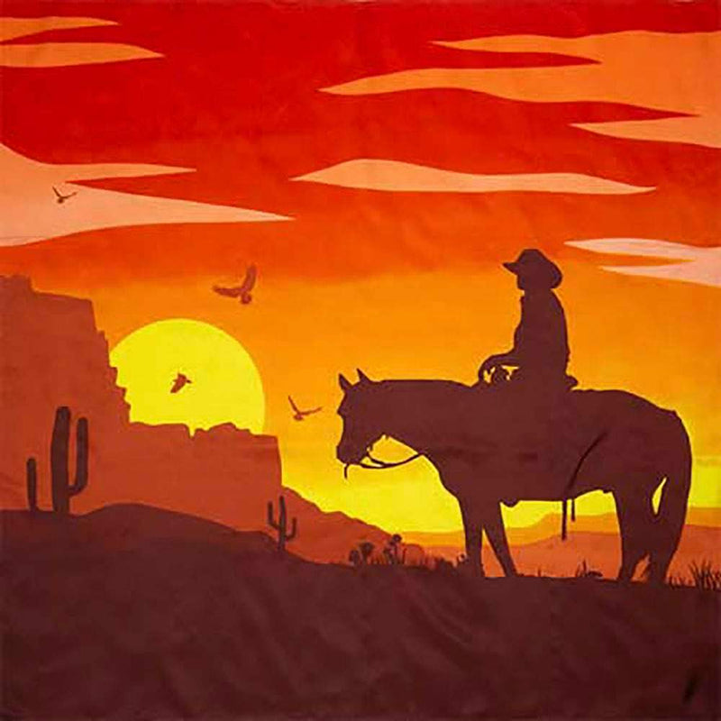 Sunset Cowboy #2 Southwest Wild Rag
