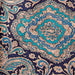 Blue/Gold Paisley Wild Rag 20inch