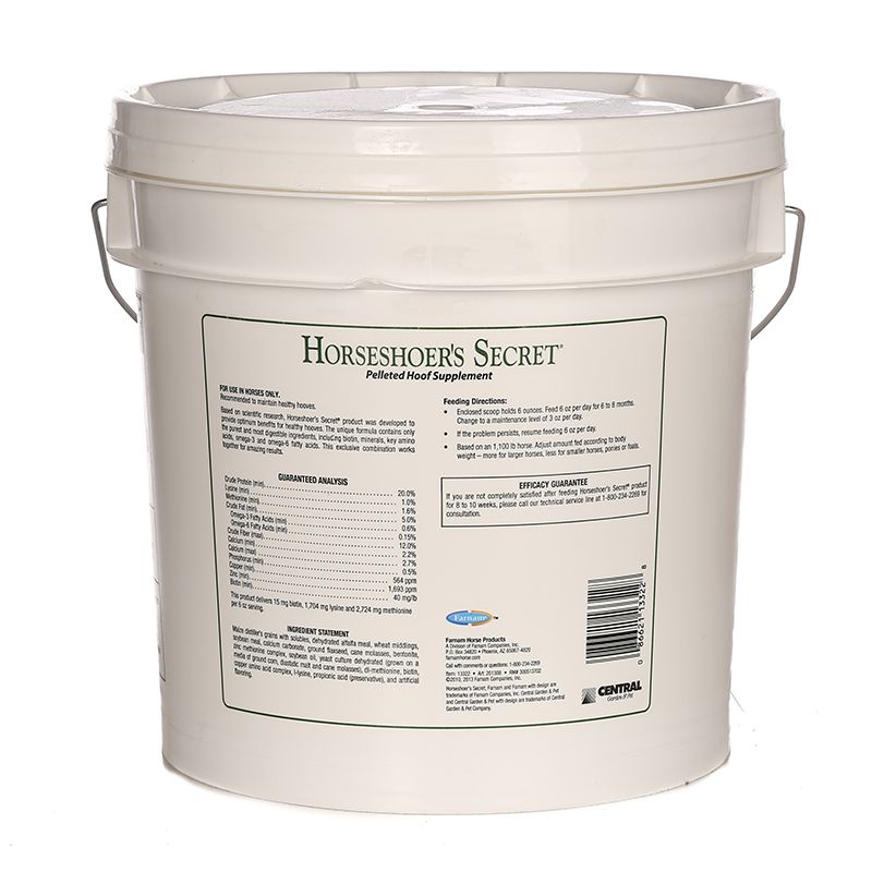 Farnam Horseshoer's Secret Pelleted Hoof Supplement 22lb