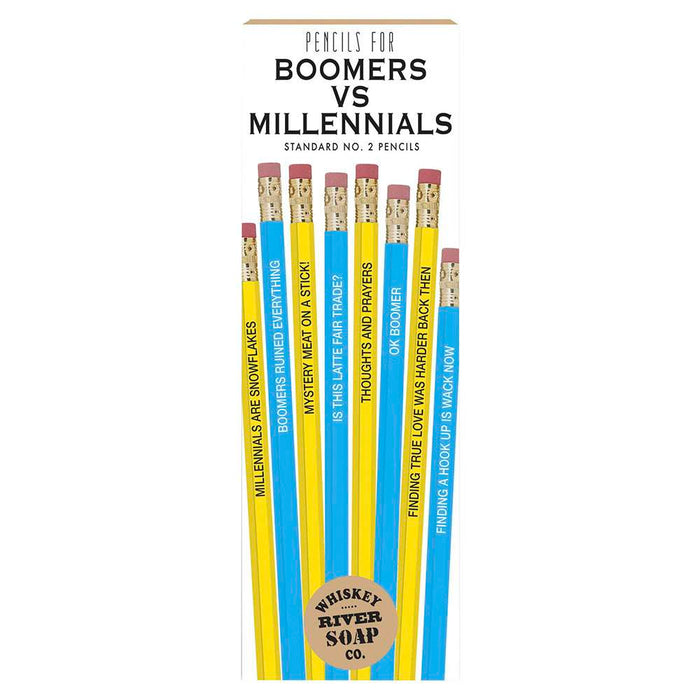 Pencils For Boomers Vs. Millennials