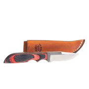 125-WKXX-6 Fixed Blade Red/Black Dymond Wood (56) 125-WKXX-6-RED/BLACK