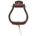 Open Range 2 /4" Dark Wood Bell Stirrups