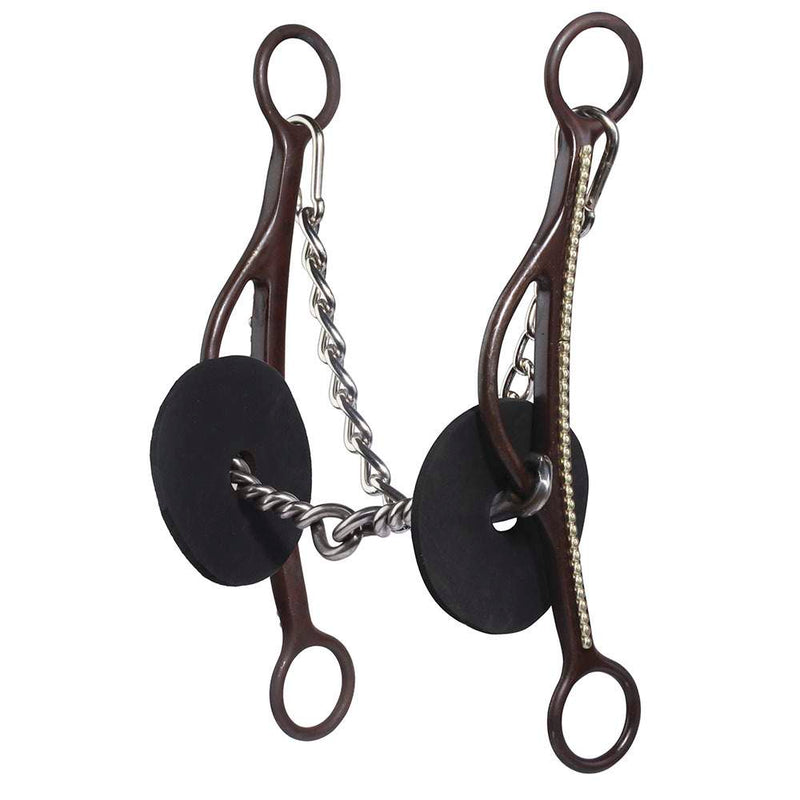 Professional's Brittany Pozzi Long Gag Twisted Wire Snaffle Bit