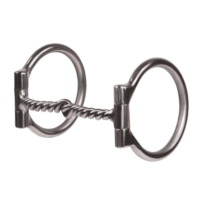 Professional's Equisential D-Ring Twisted Wire Snaffle Bit