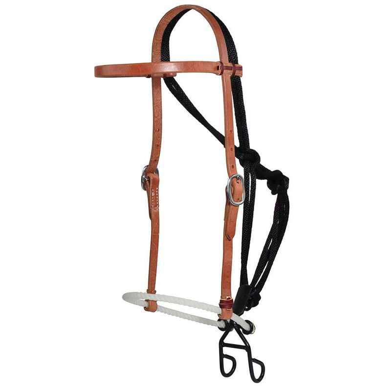 Solid Plate Easy Stop Training Bridle