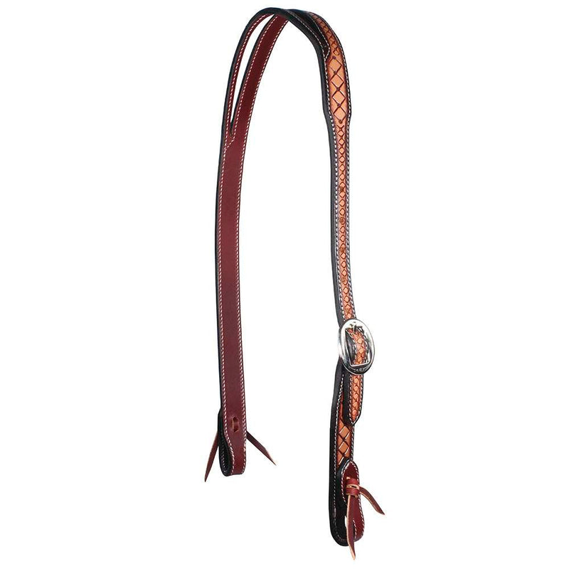 Professional's Crosshatch Split Ear Headstall