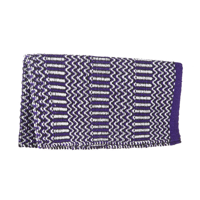 Mayatex Doubleweave 32in x 64in Purple/Black/Cream Saddle Blanket