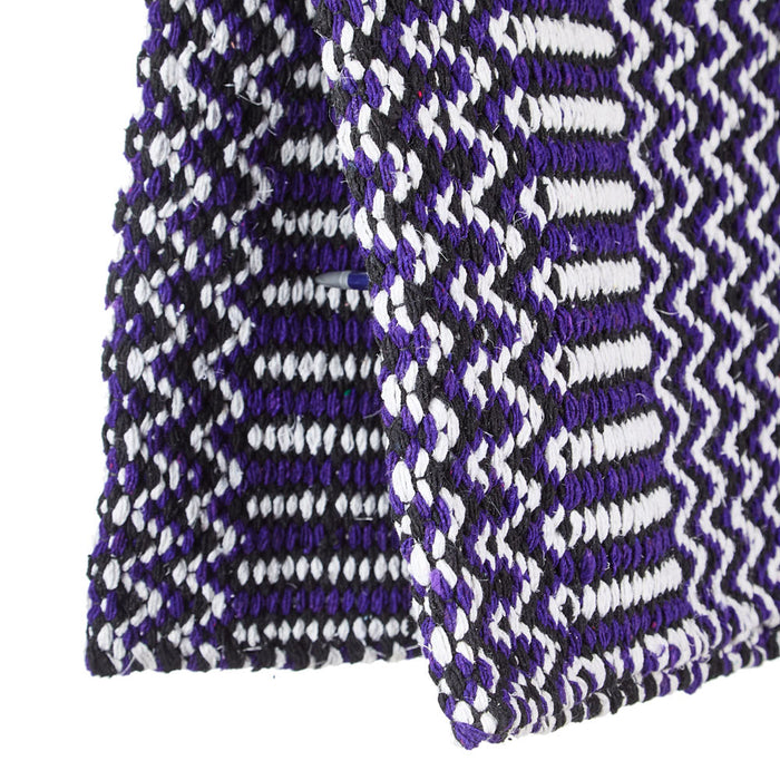 Mayatex Doubleweave 32in x 64in Purple/Black/Cream Saddle Blanket