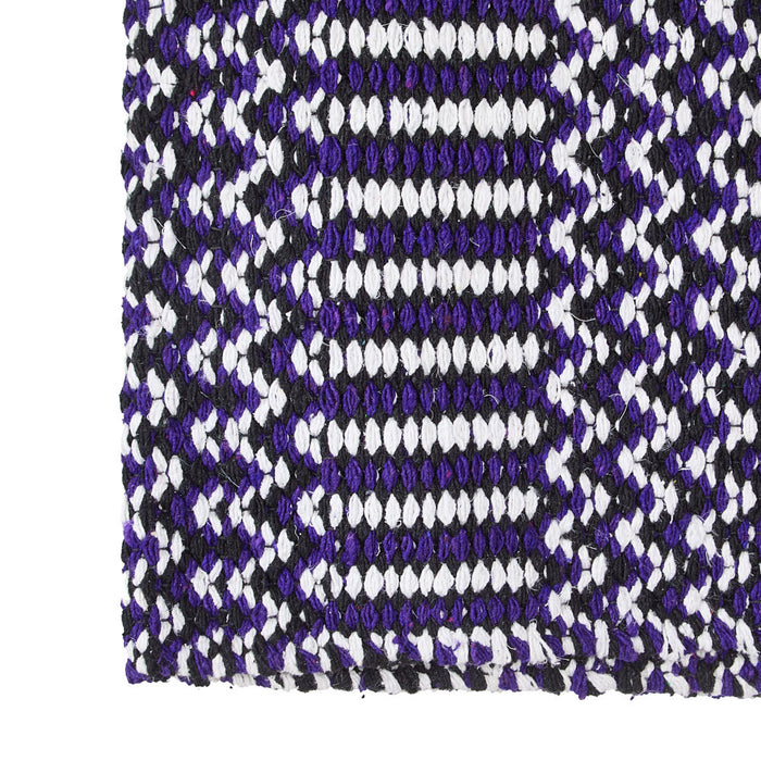 Mayatex Doubleweave 32in x 64in Purple/Black/Cream Saddle Blanket