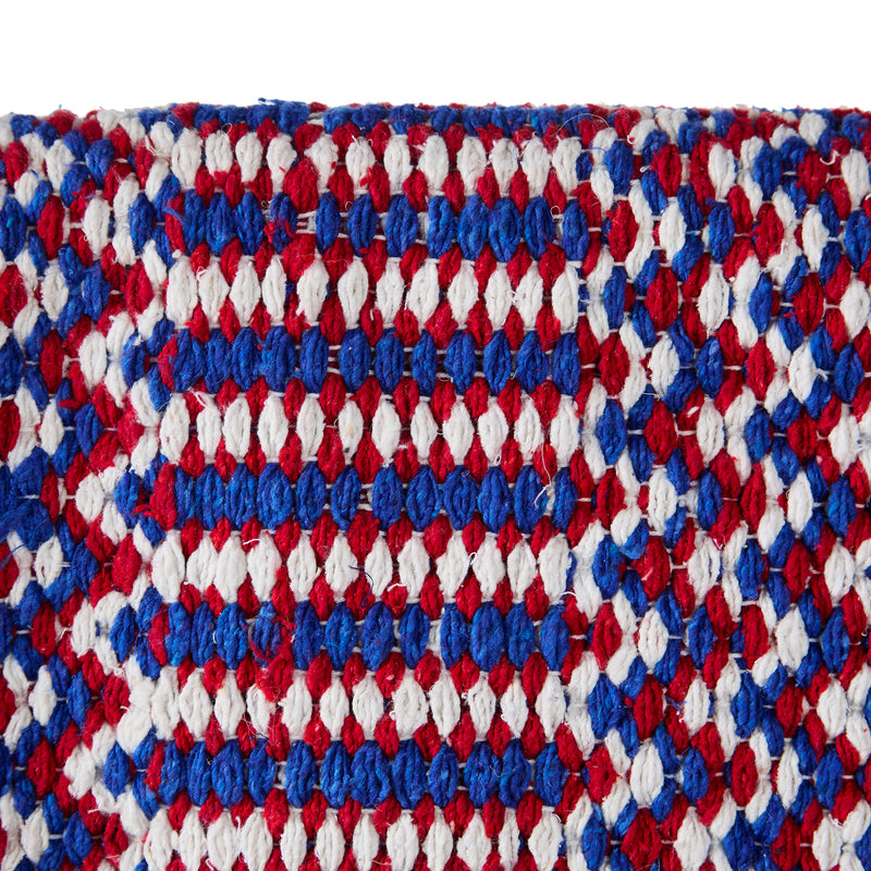Mayatex 1340-76 Double Weave 32x64 Acrylic Blend Saddle Blanket Red White and Blue